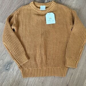 Little Co. Tan Knit Sweater
